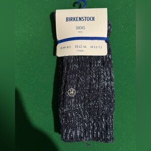 Birkenstock Men’s US 9-11 Blue Cotton Twist Socks. Brand new Pair